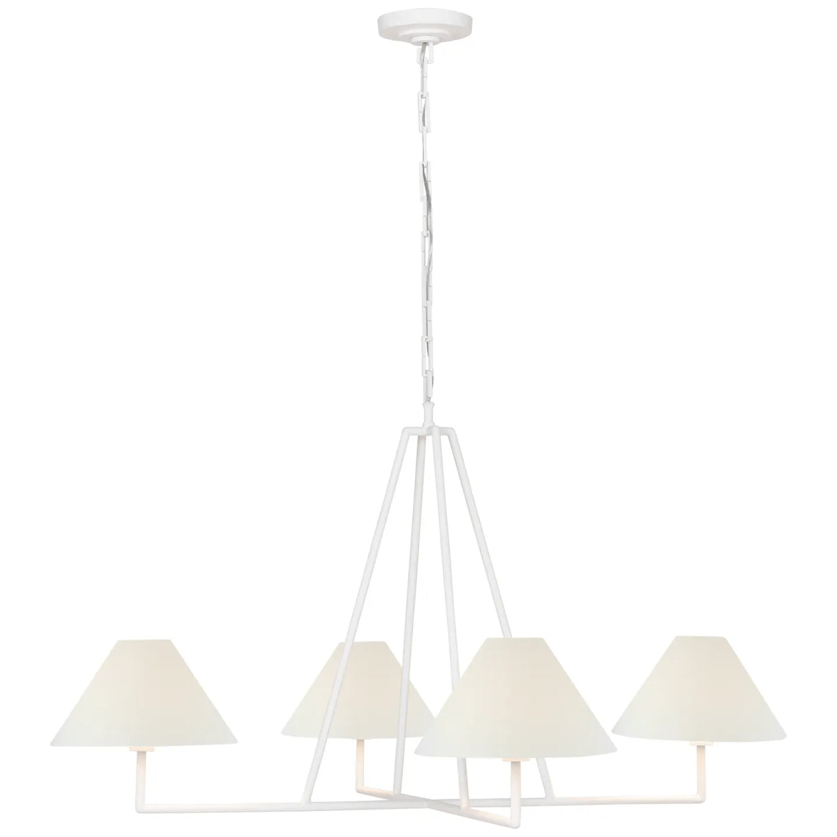 Ashton Extra Large Four Light Sculpted Chandelier | Light House Co.