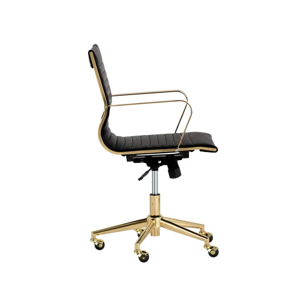 Jessica Office Chair - Onyx - Light House Co.