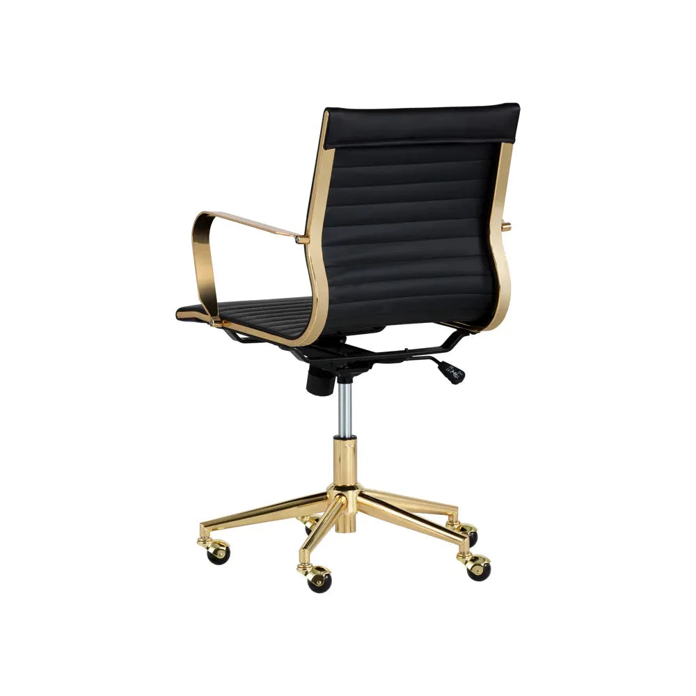 Jessica Office Chair - Onyx - Light House Co.