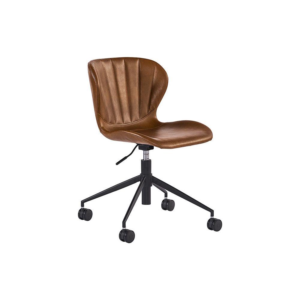 Arabella Office Chair - Bravo Cognac - Light House Co.