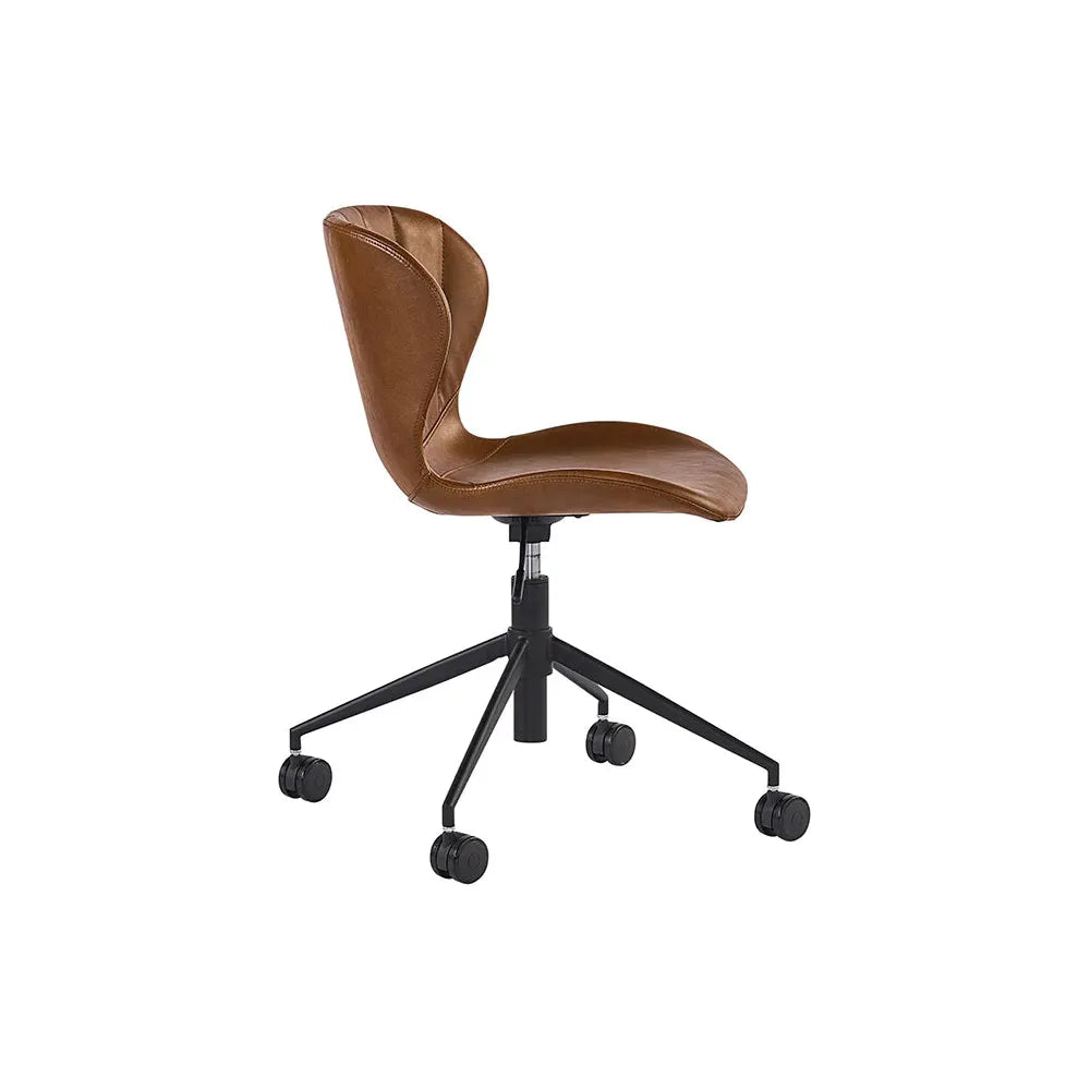 Arabella Office Chair - Bravo Cognac - Light House Co.