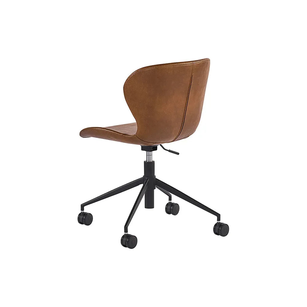Arabella Office Chair - Bravo Cognac - Light House Co.