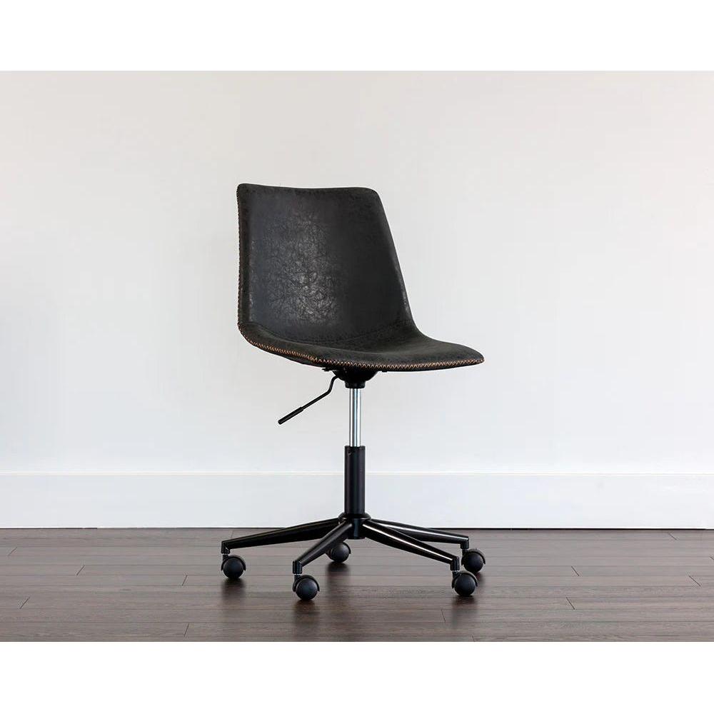 Cal Office Chair - Antique Black - Light House Co.