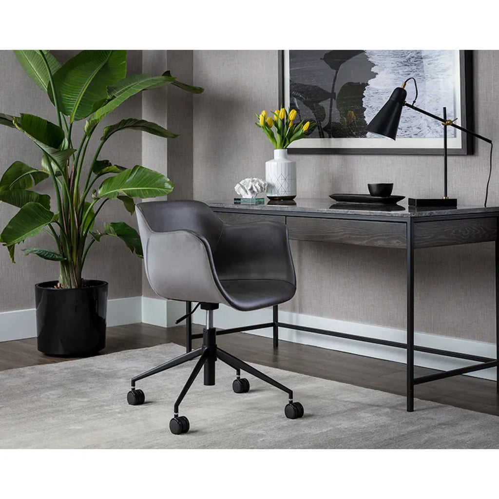 Owen Office Chair - Town Grey / Roman Grey - Light House Co.