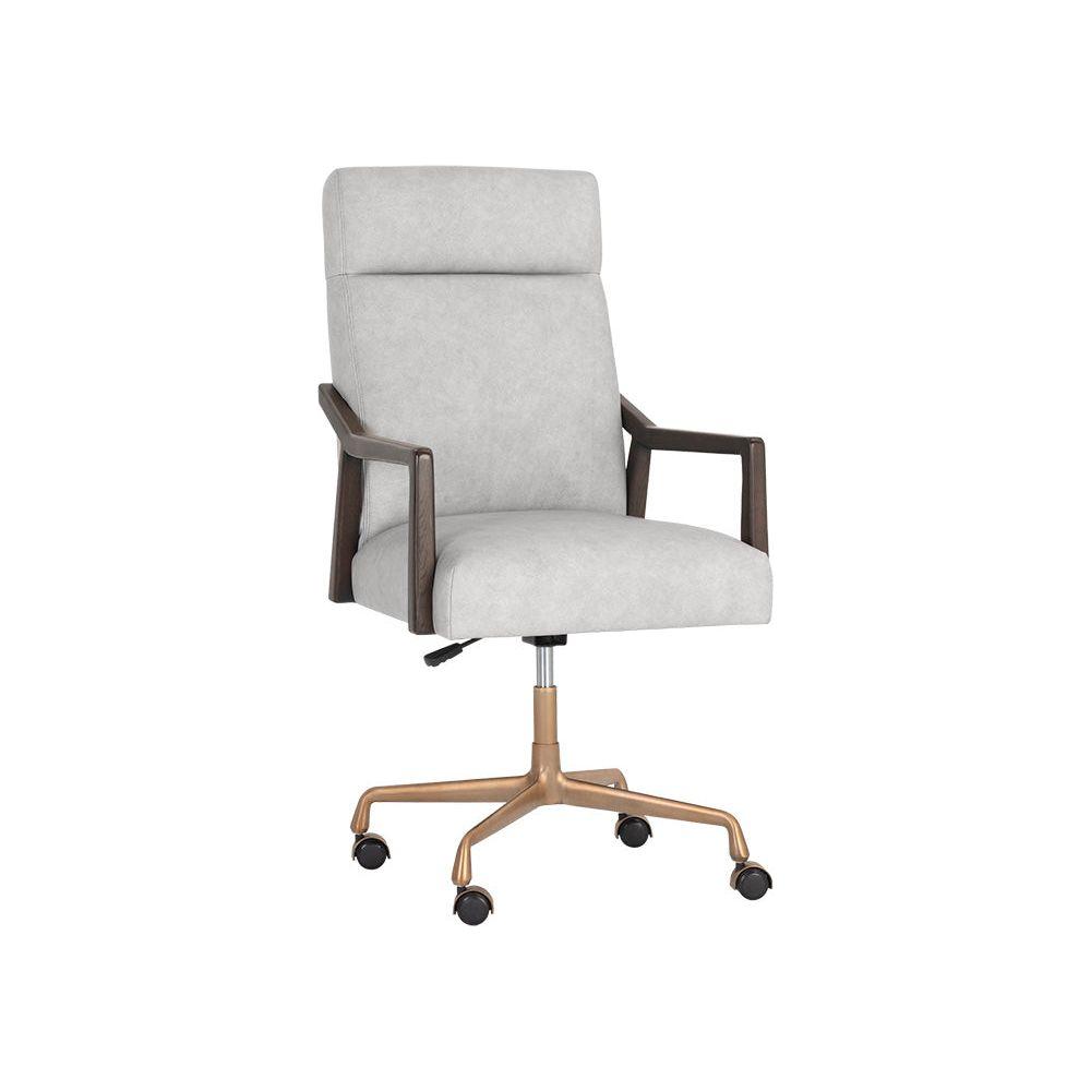 Collin Office Chair - Brown/Saloon Light Grey - Light House Co.