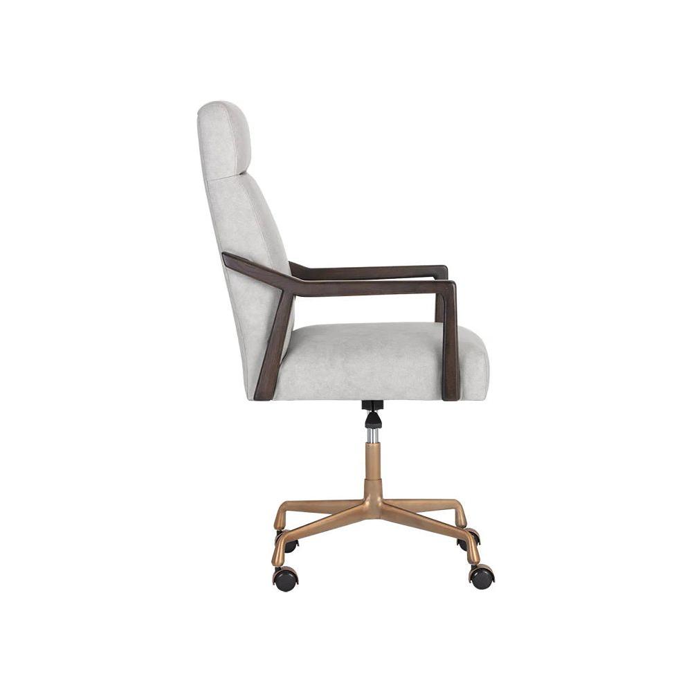Collin Office Chair - Brown/Saloon Light Grey - Light House Co.
