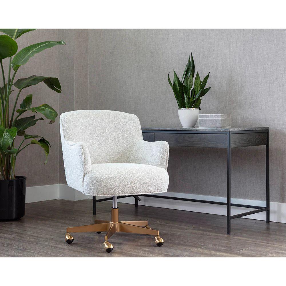 Karina Office Chair - Copenhagen White - Light House Co.
