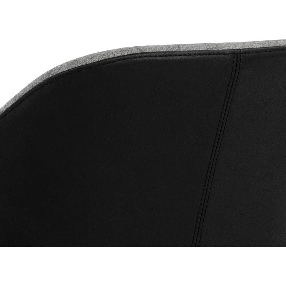 Mccoy Swivel Chair - Nightfall Black / November Grey - Light House Co.