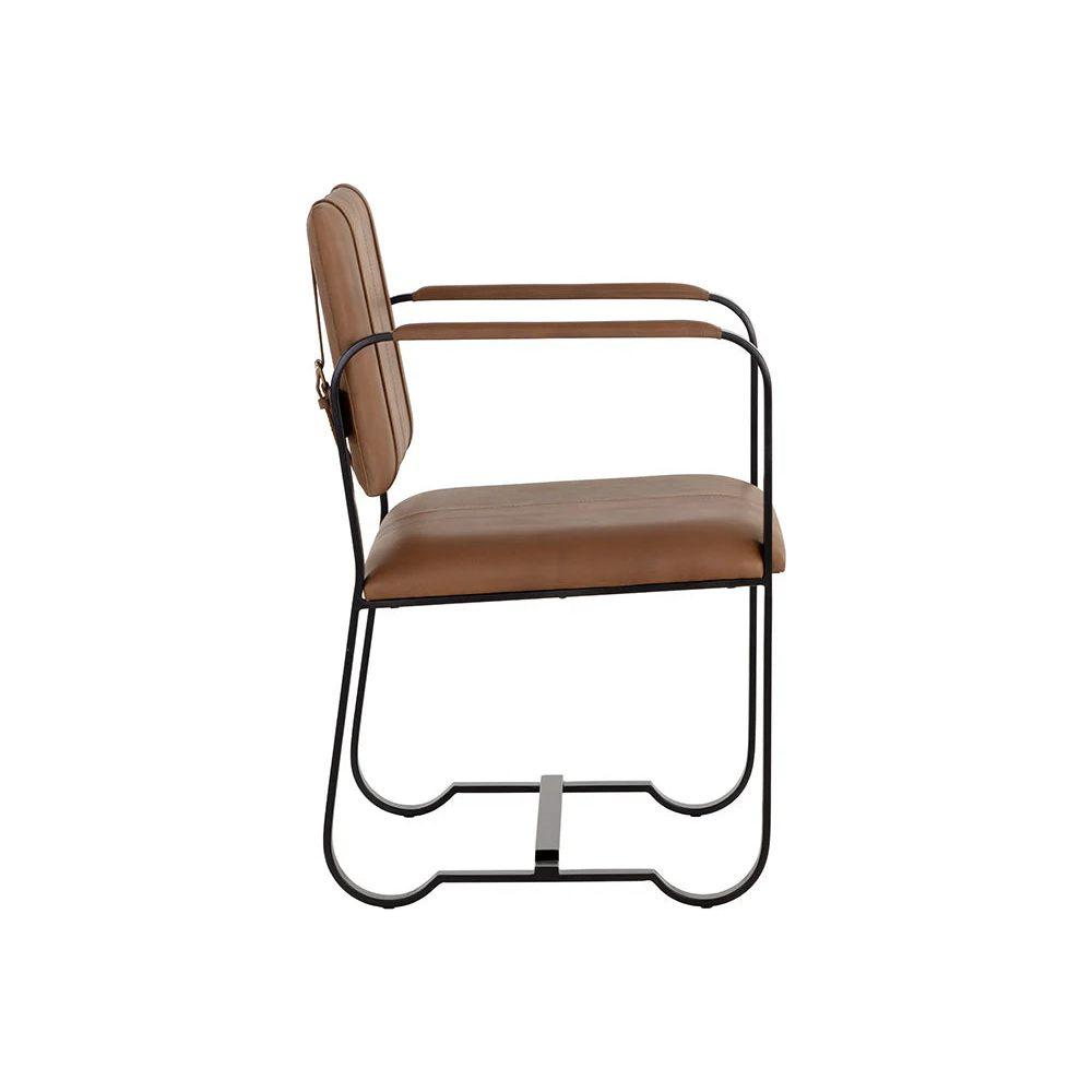 Garrett Armchair - Cognac - Light House Co.