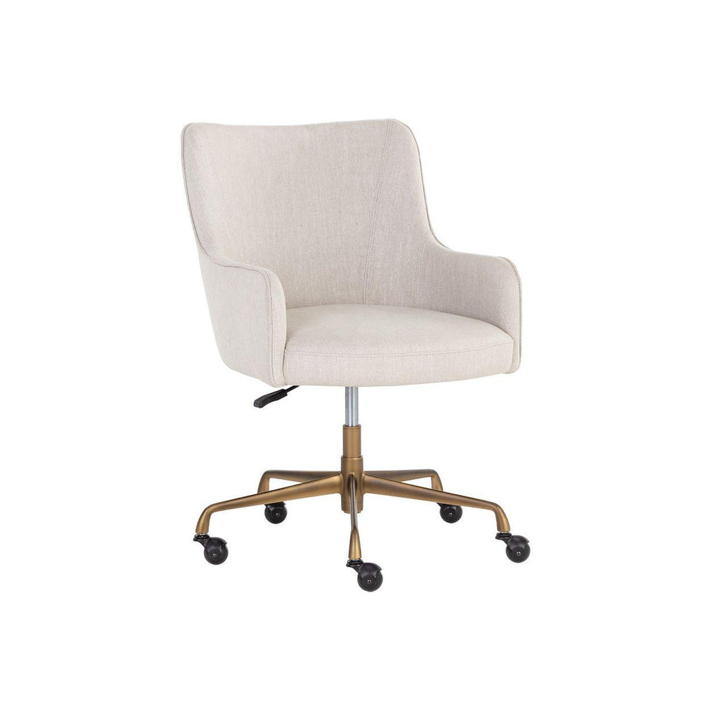 Franklin Office Chair - Beige Linen - Light House Co.
