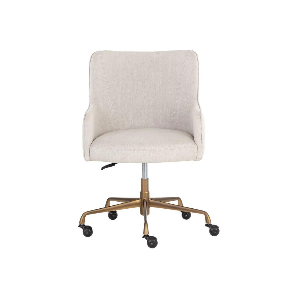Franklin Office Chair - Beige Linen - Light House Co.
