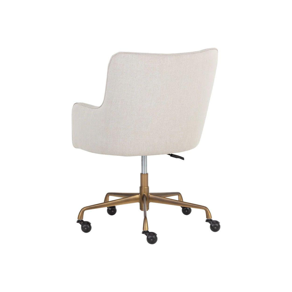 Franklin Office Chair - Beige Linen - Light House Co.