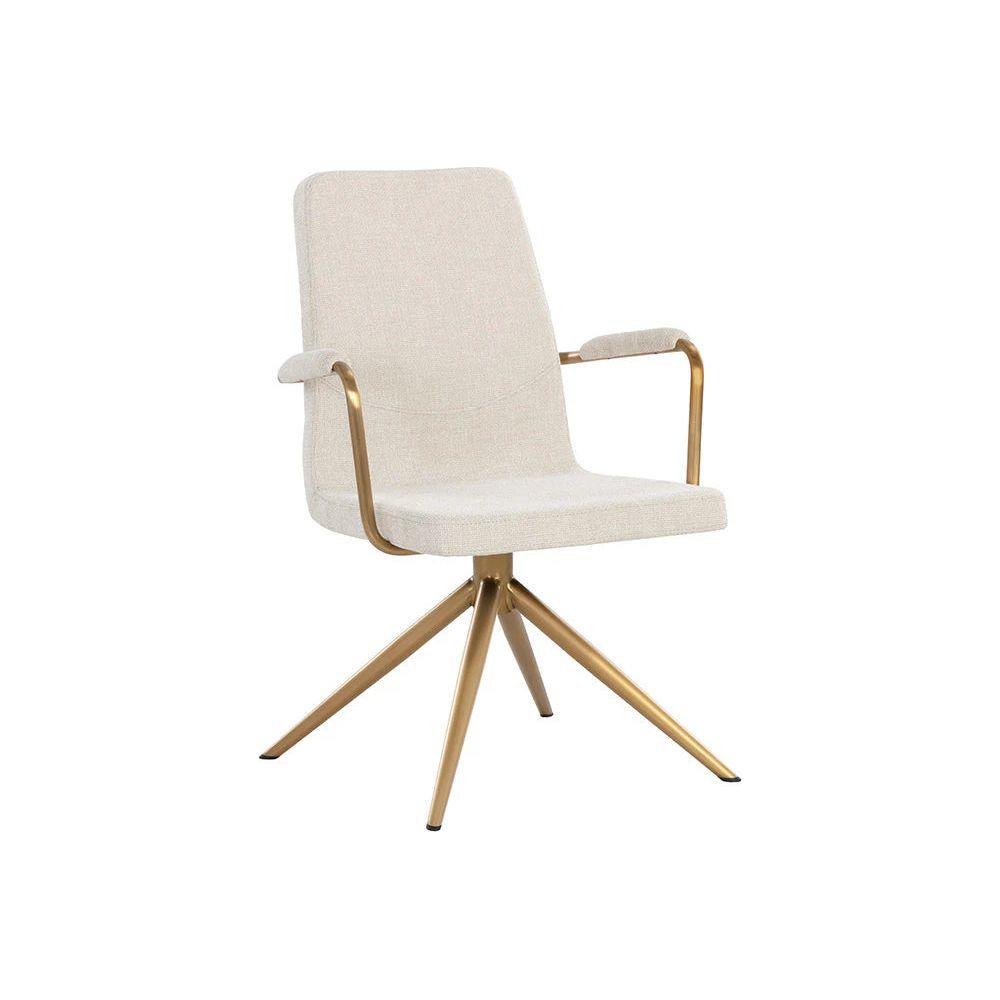 Hilda Swivel Armchair - Chacha Cream - Light House Co.