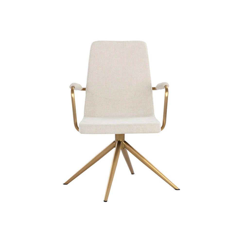 Hilda Swivel Armchair - Chacha Cream - Light House Co.