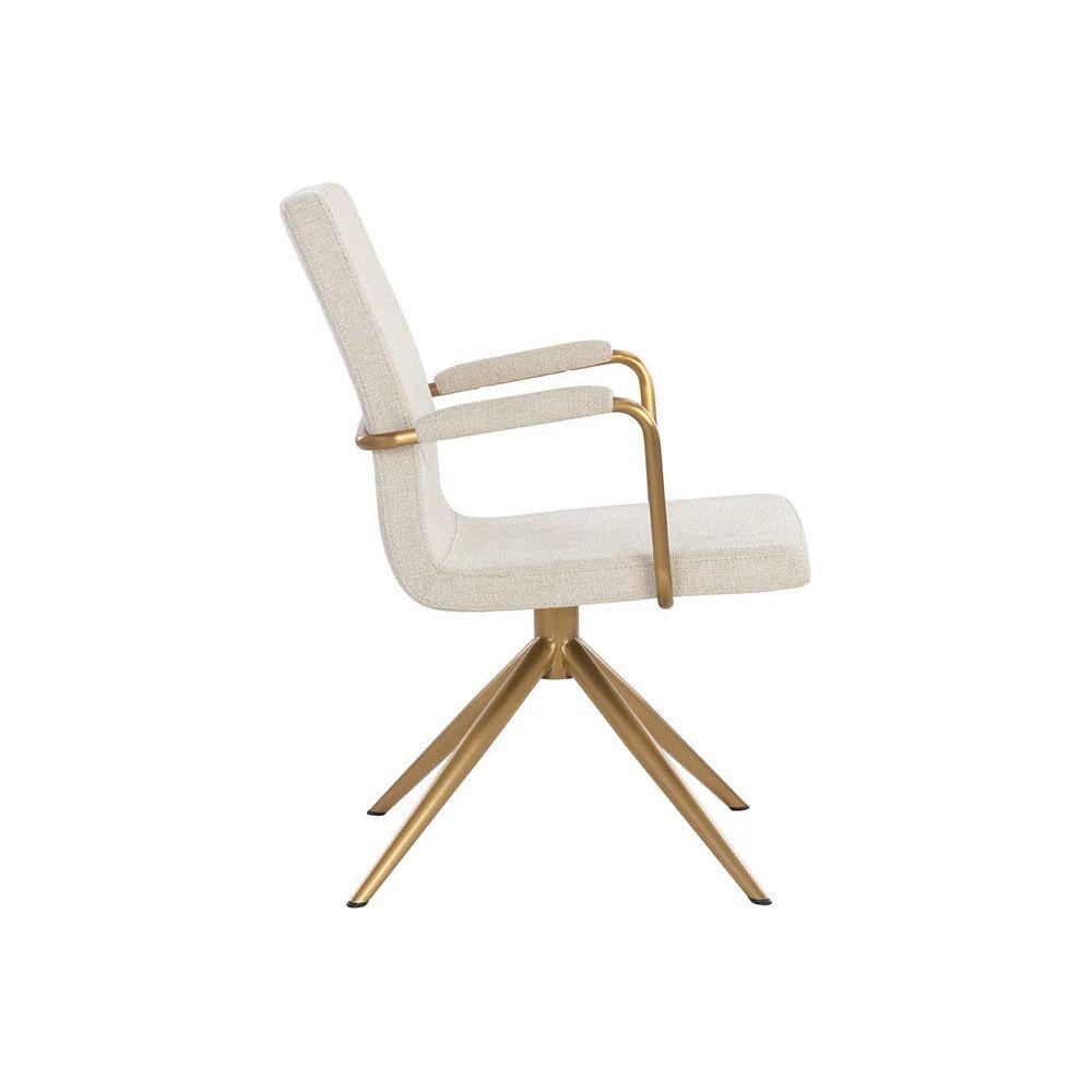 Hilda Swivel Armchair - Chacha Cream - Light House Co.
