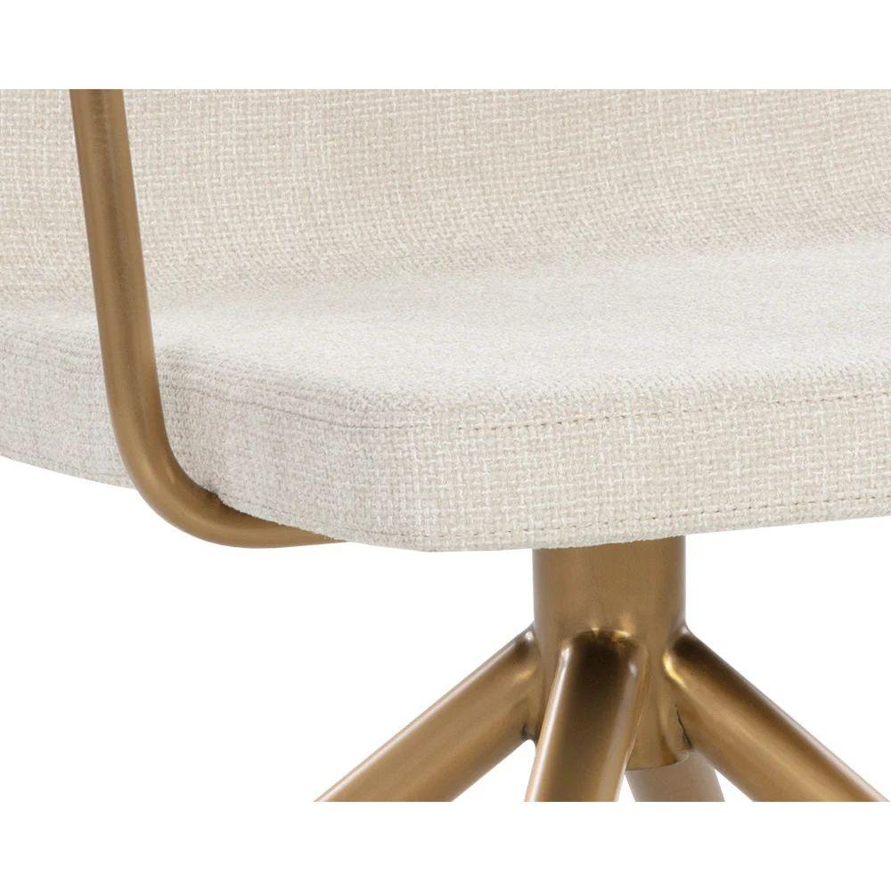 Hilda Swivel Armchair - Chacha Cream - Light House Co.