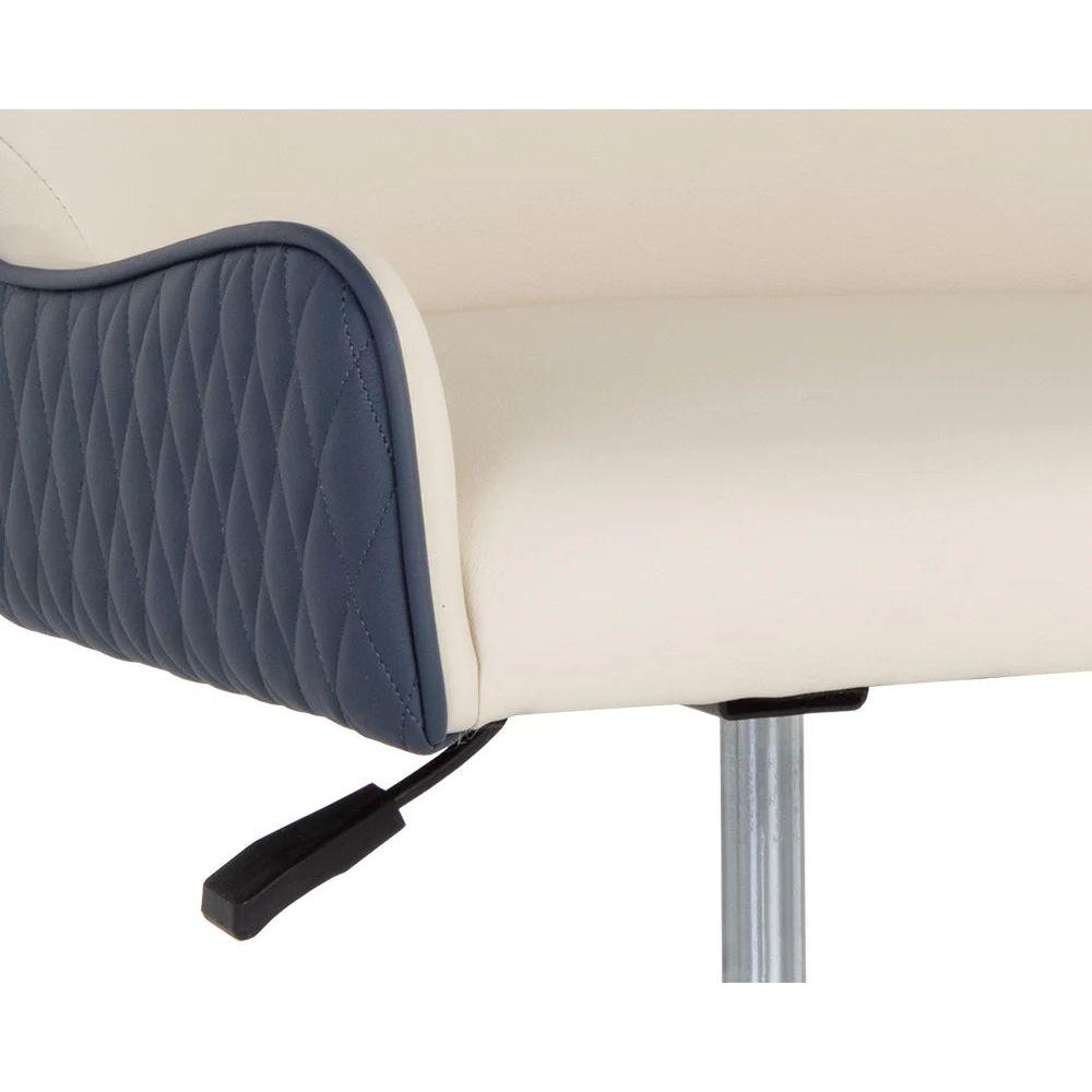 Gianni Office Chair -  Dillon Cream / Dillon Thunder - Light House Co.
