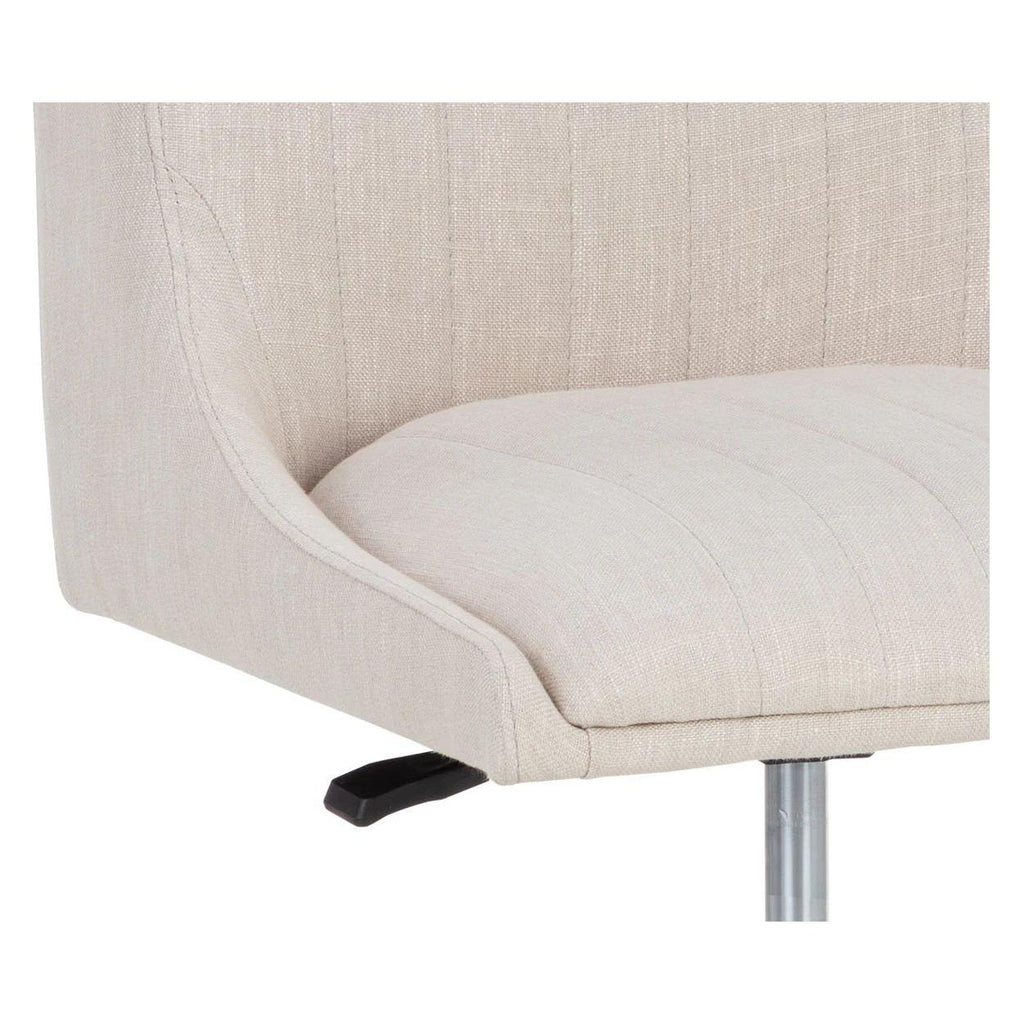 Halden Office Chair - Beige Linen - Light House Co.