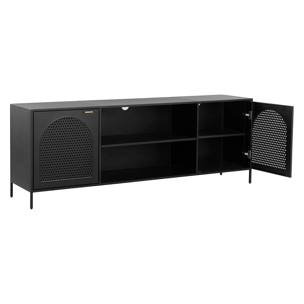 Aziza Media Console And Cabinet - Light House Co.