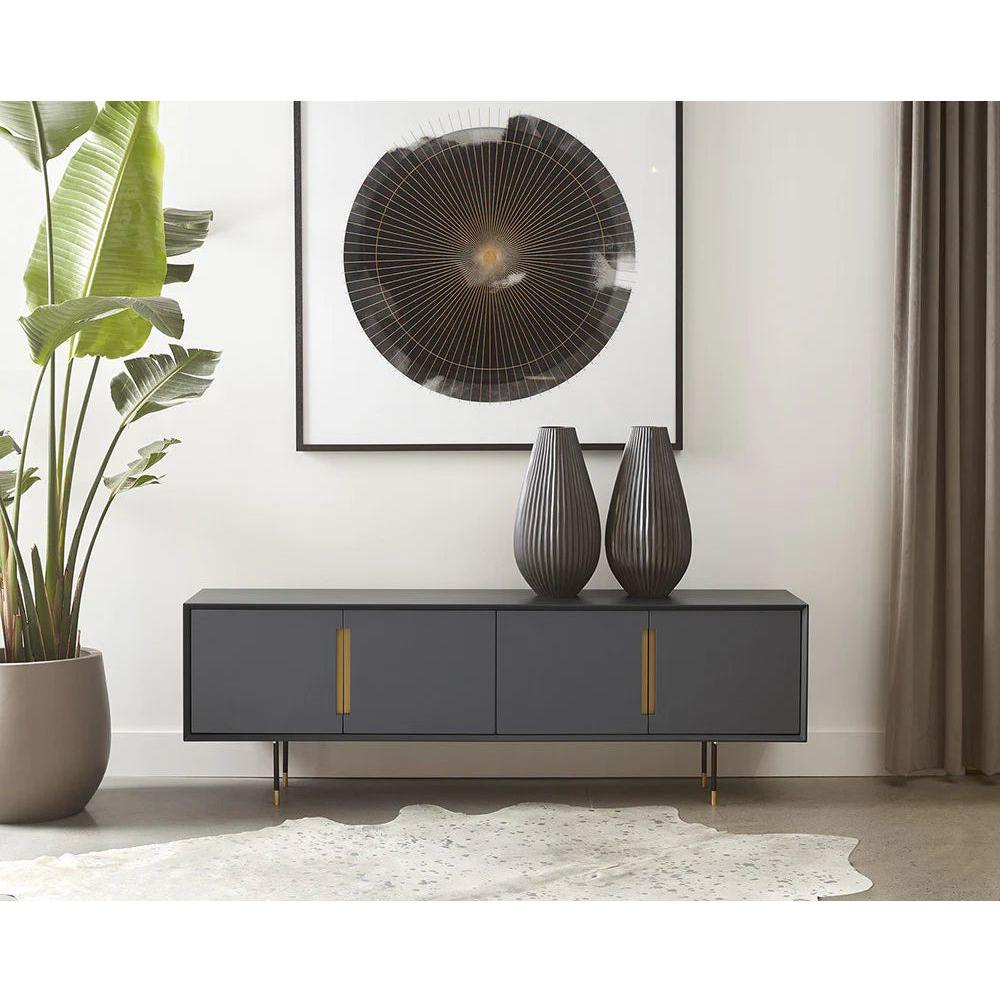 Danbury Media Console And Cabinet - Light House Co.