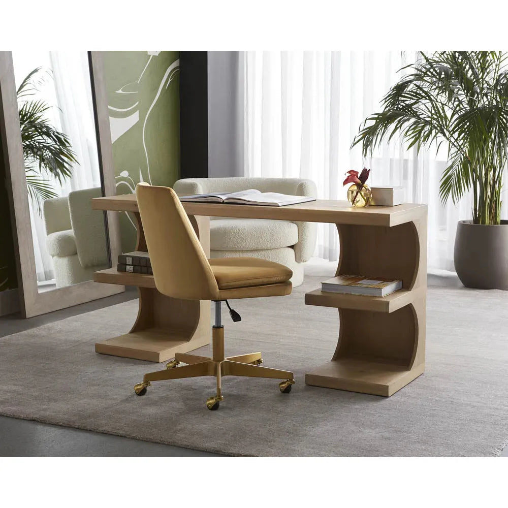 Berget Office Chair - Gold Sky - Light House Co.