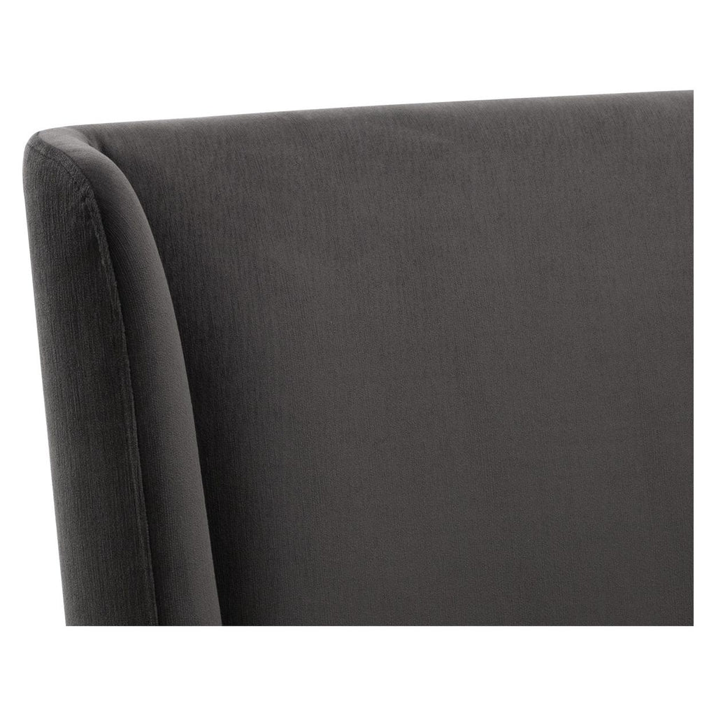 Amita Wheeled Dining Chair - Light House Co.