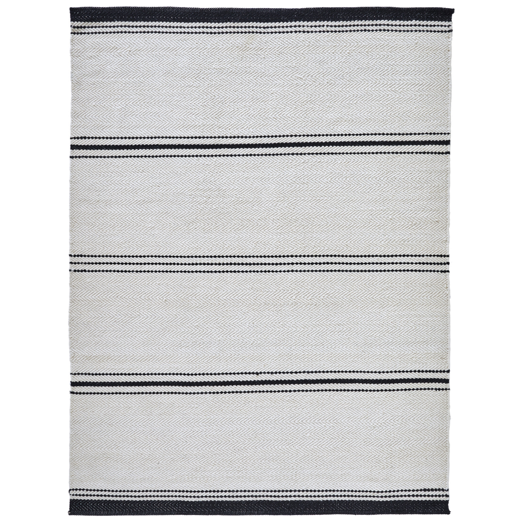 Alice Ivory & Black Rug - Light House Co.