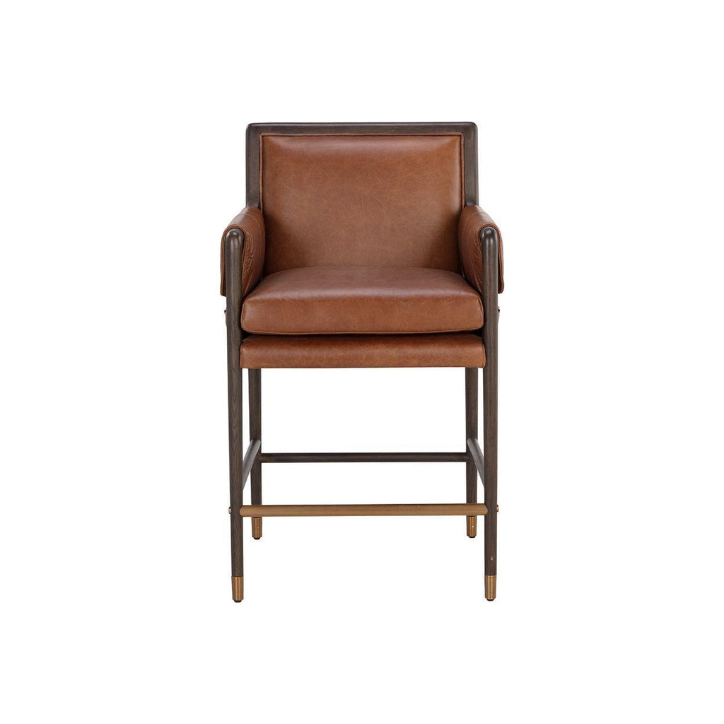 Mauti Counter Stool - Brown - Light House Co.