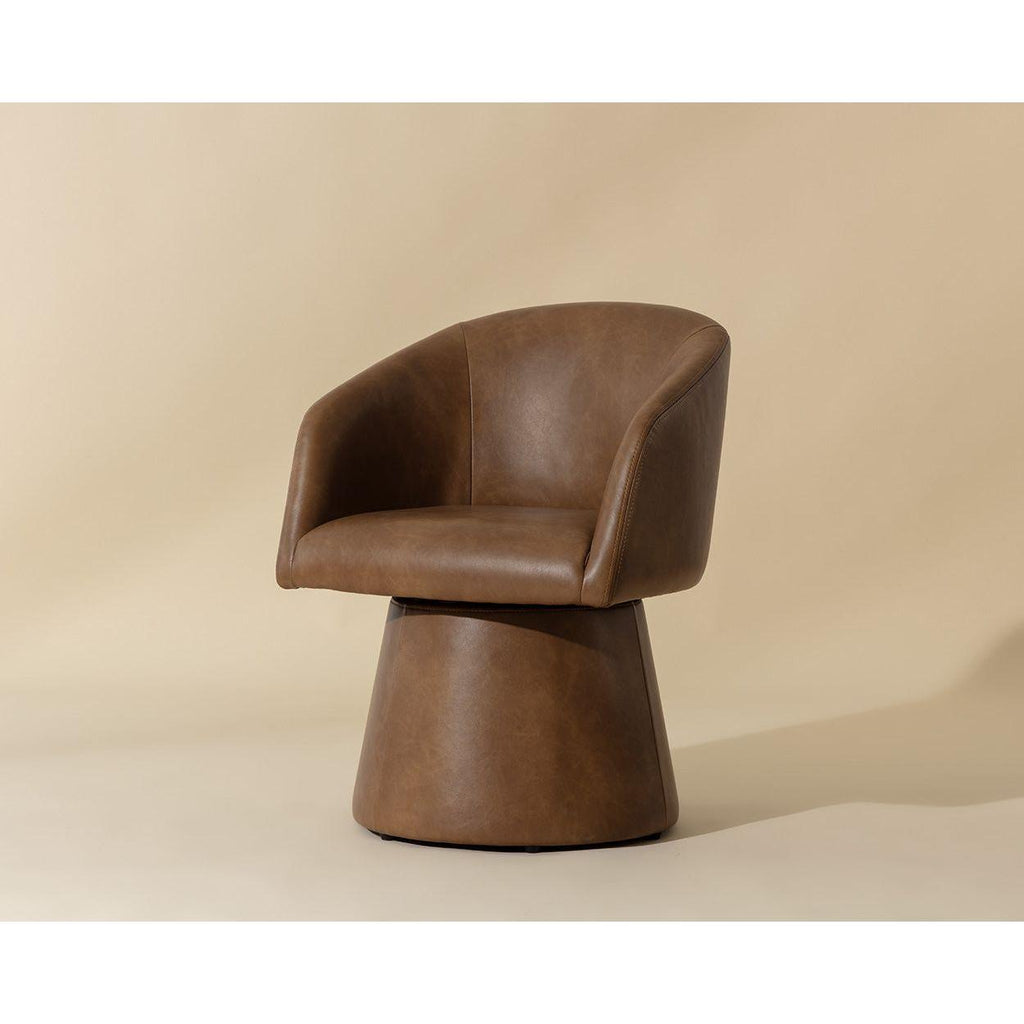 Etta Swivel Dining Armchair - Light House Co.