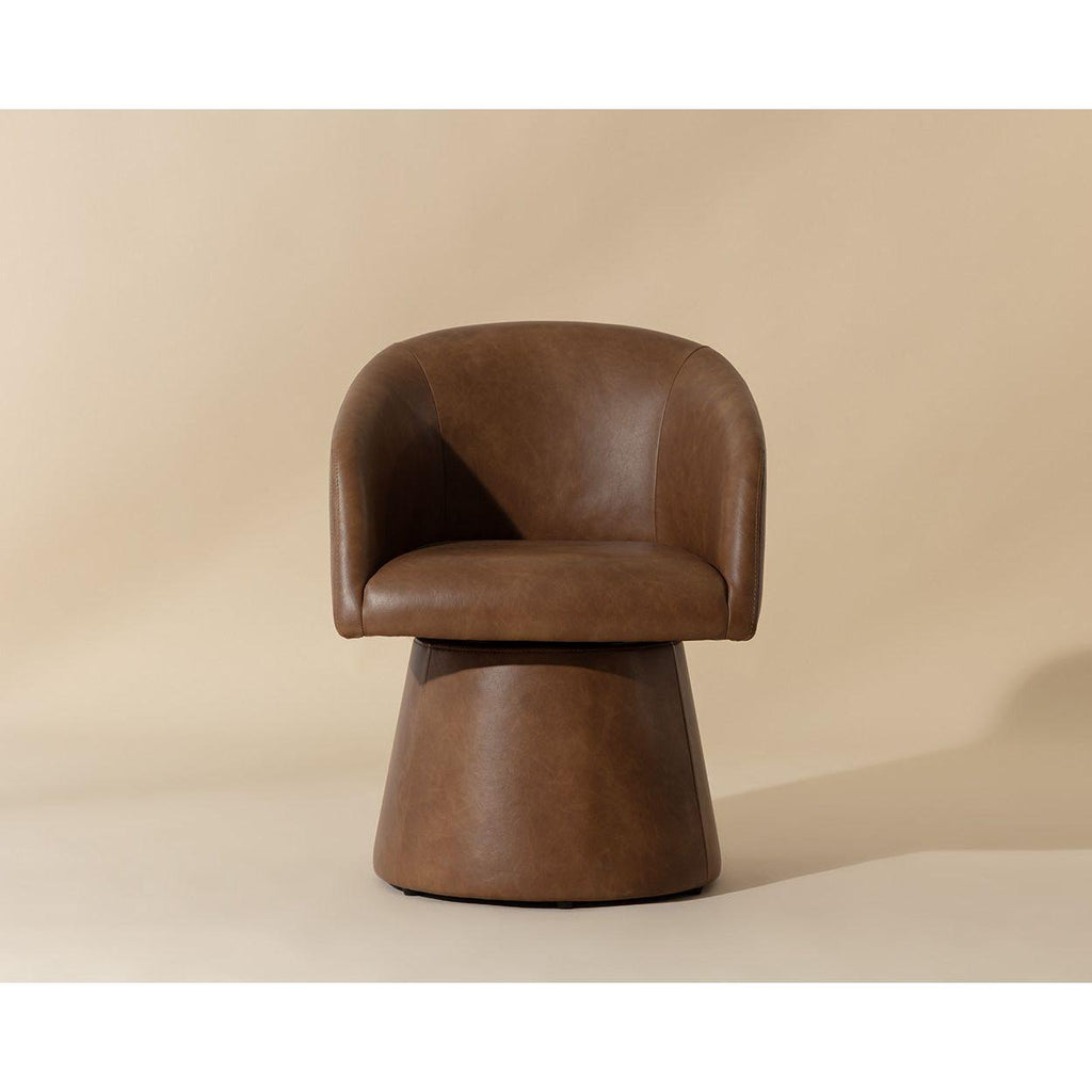 Etta Swivel Dining Armchair - Light House Co.