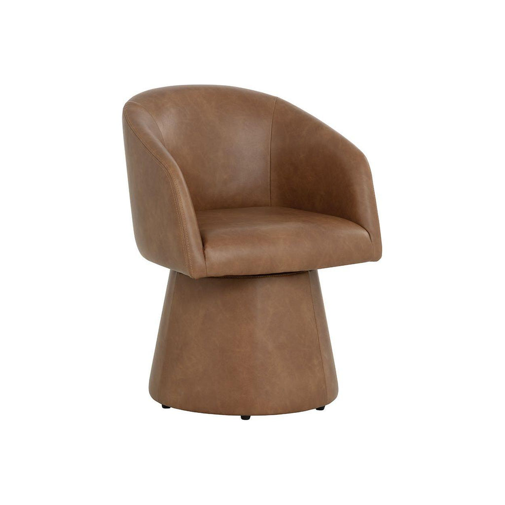 Etta Swivel Dining Armchair - Light House Co.