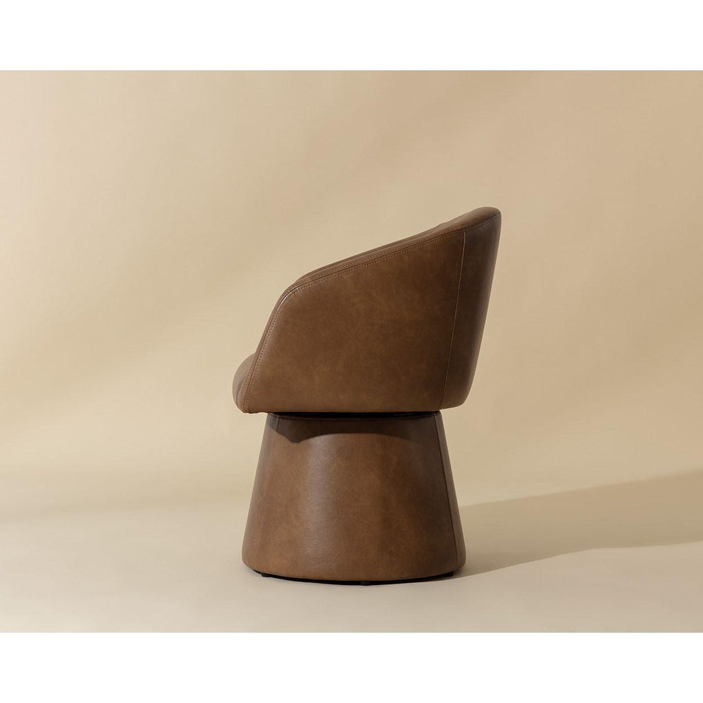 Etta Swivel Dining Armchair - Light House Co.