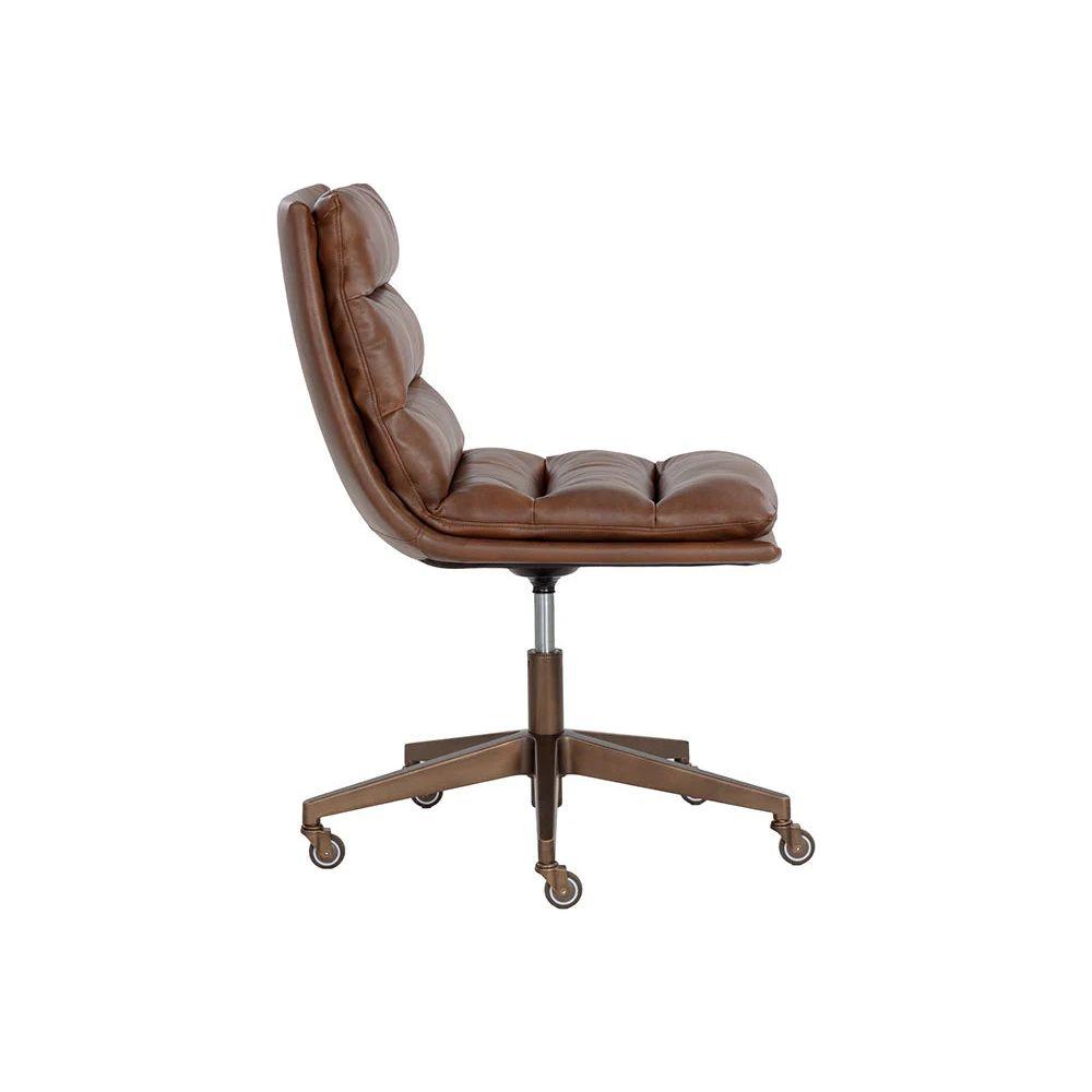 Stinson Office Chair - Bravo Cognac - Light House Co.