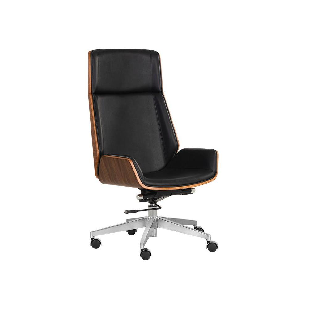 Rhett Office Chair - Dillon Black - Light House Co.