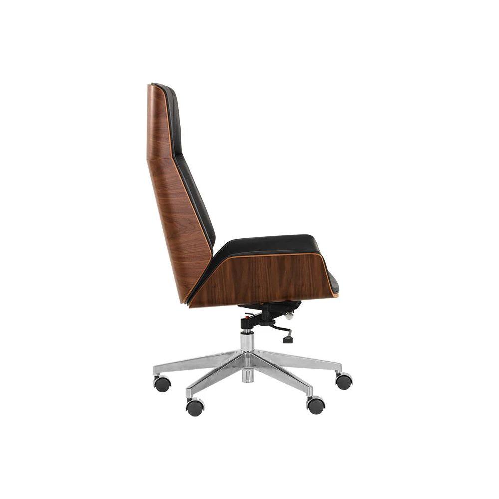 Rhett Office Chair - Dillon Black - Light House Co.