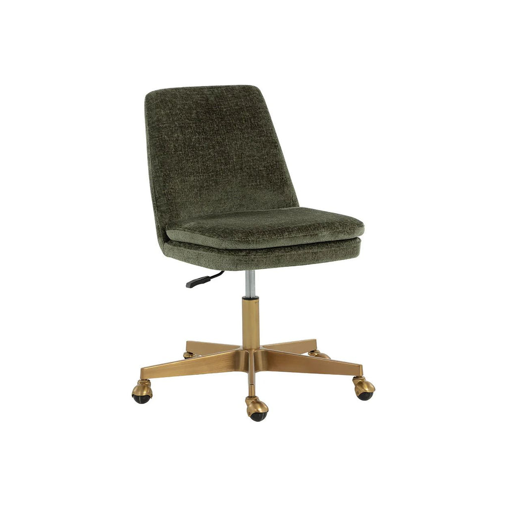 Berget Office Chair - Bergen Olive - Light House Co.