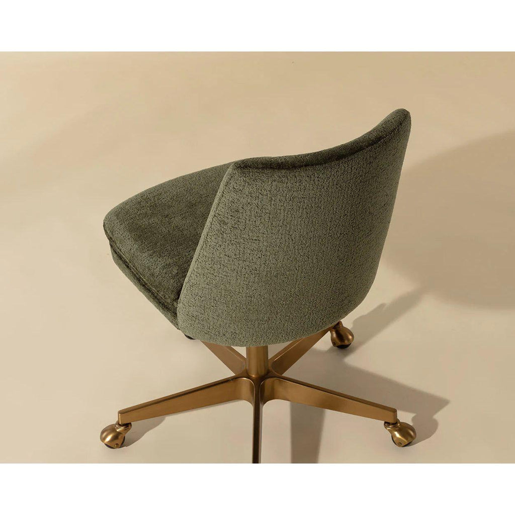 Berget Office Chair - Bergen Olive - Light House Co.