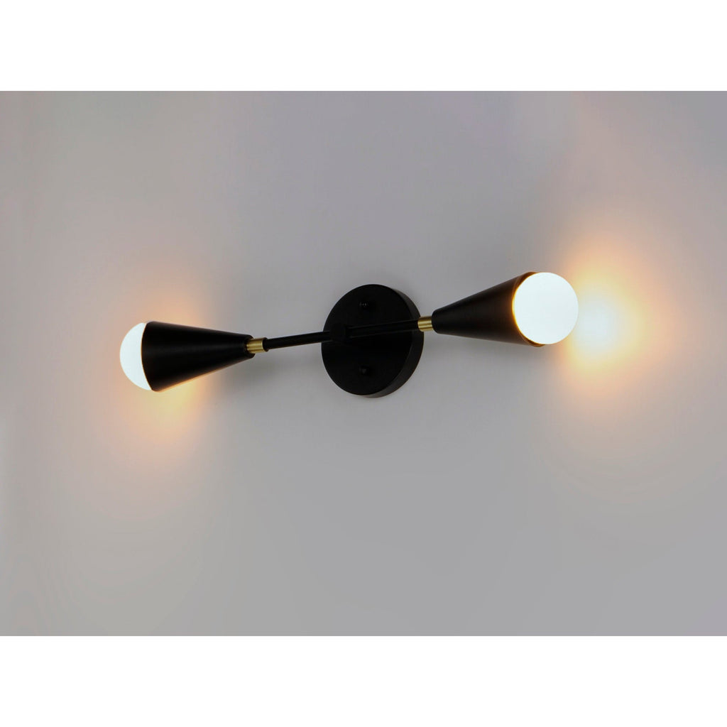 Lovell 2-Light Wall Sconce With LED Bulbs - Light House Co.