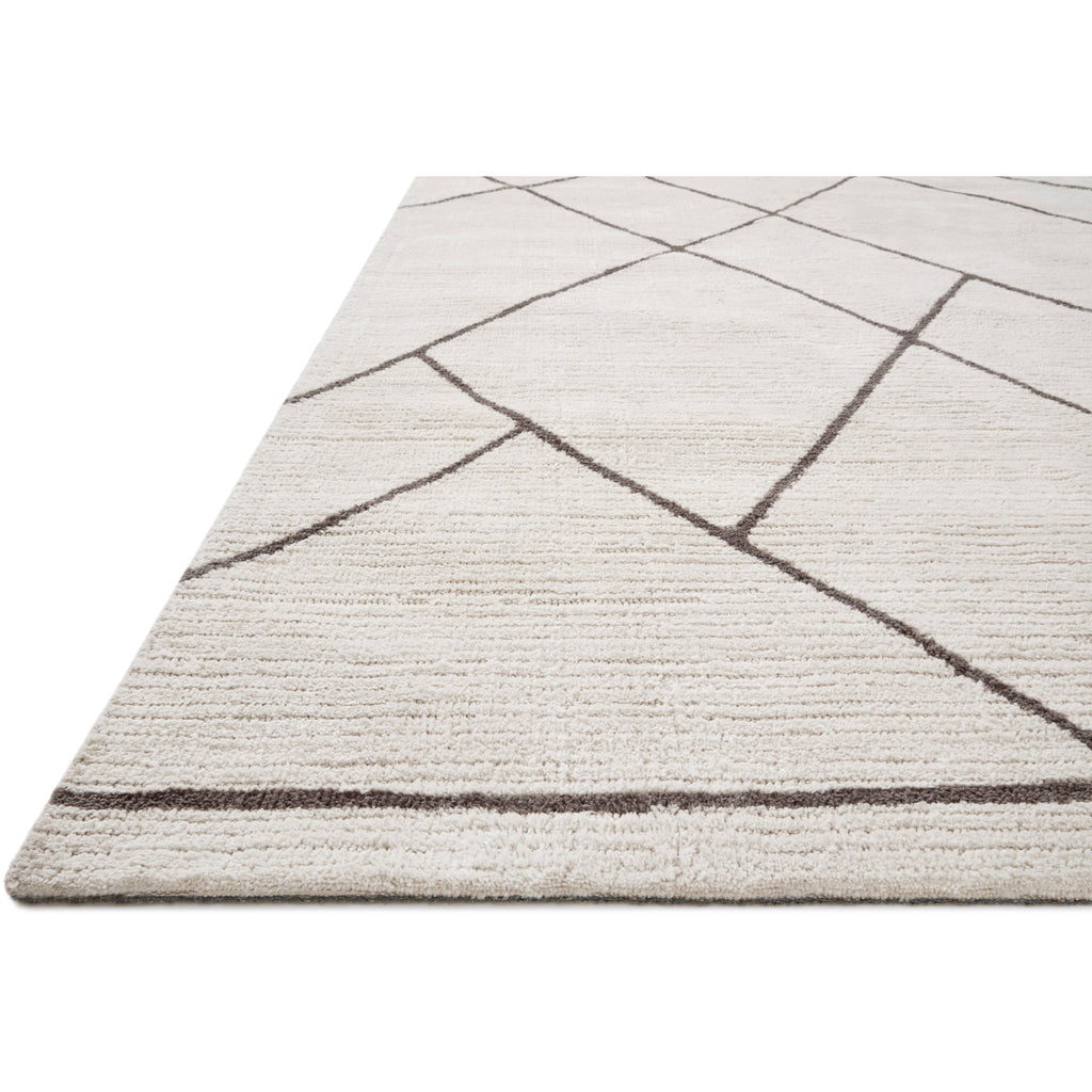 Logan Ivory / Charcoal  Rug | Magnolia Home by Joanna Gaines x Loloi - Light House Co.