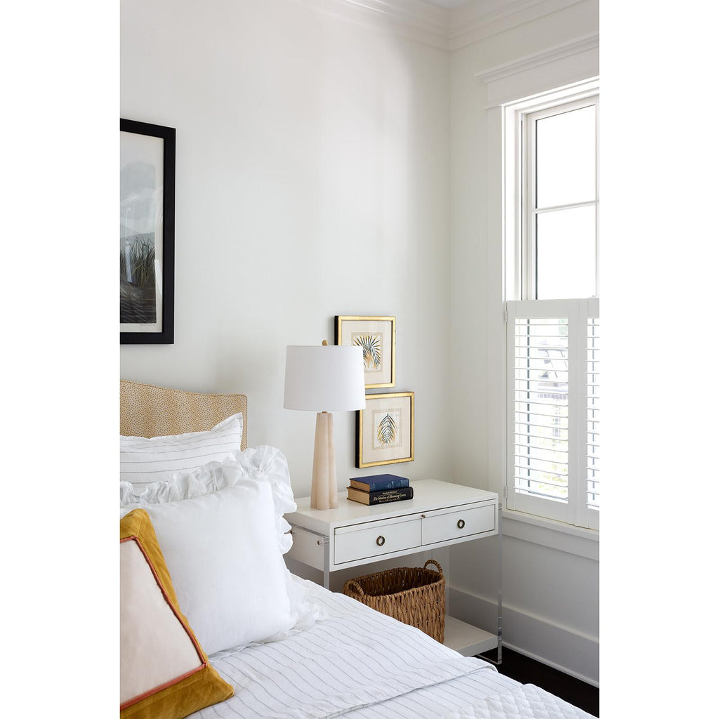 Quatrefoil Alabaster Table Lamp - Light House Co.
