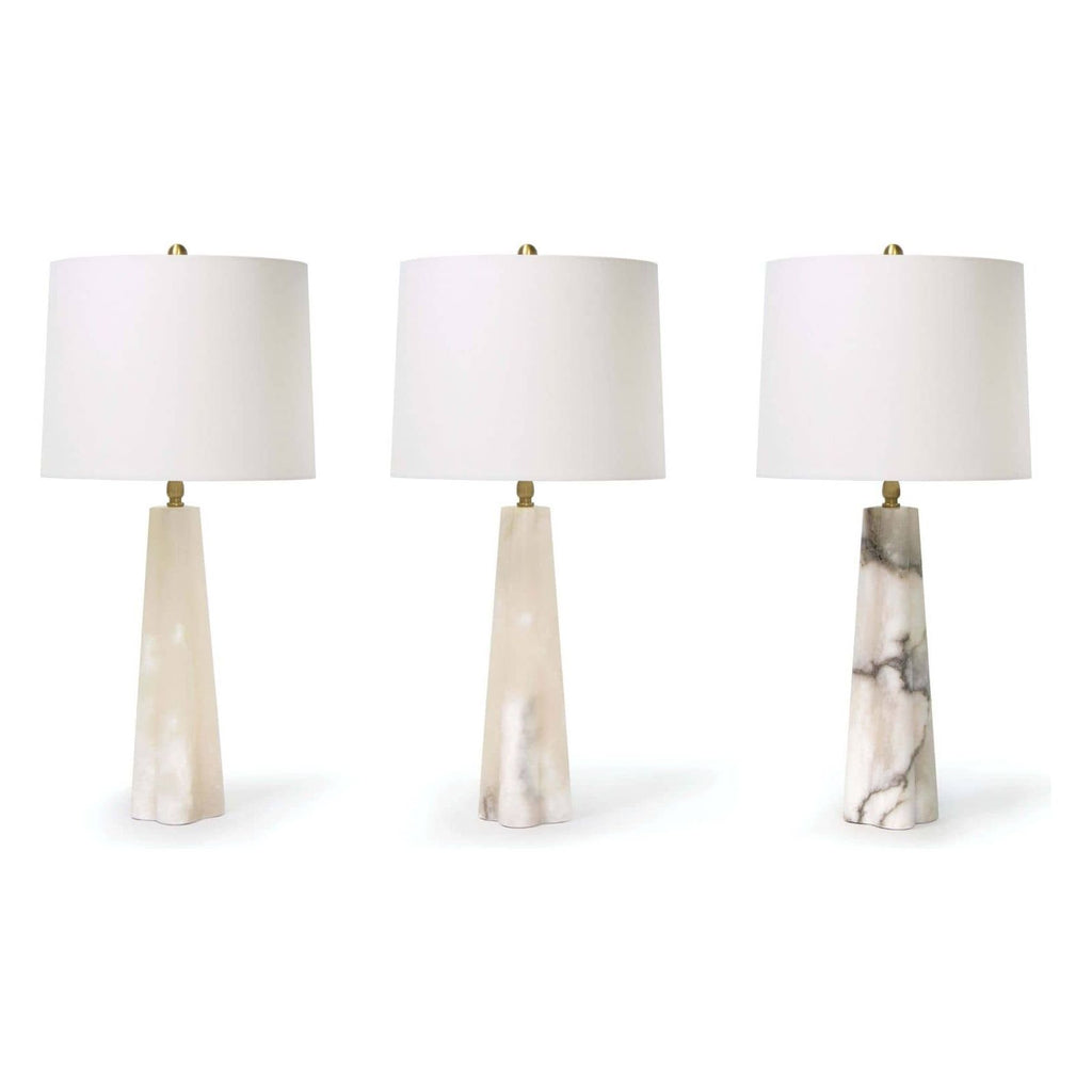 Quatrefoil Alabaster Table Lamp - Light House Co.