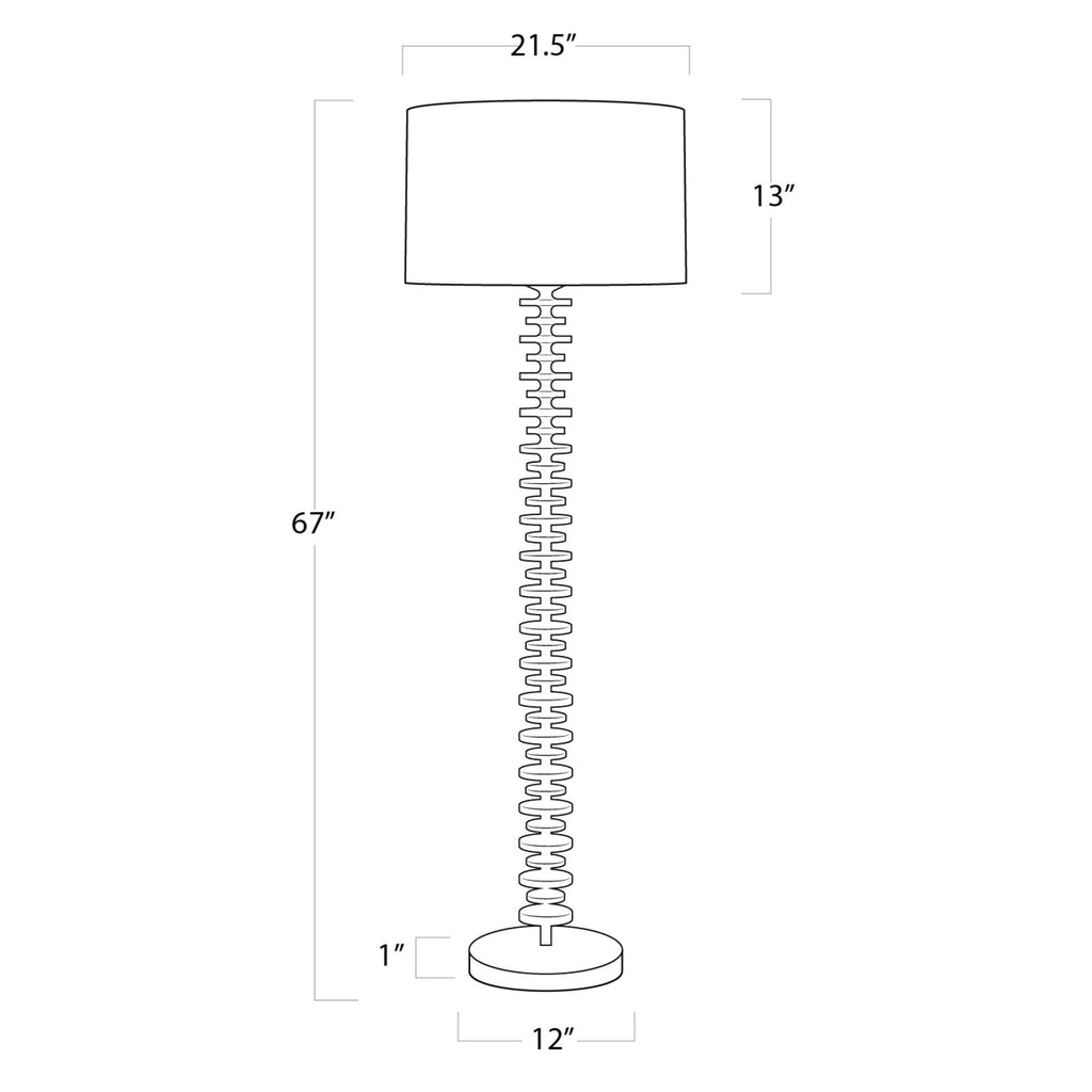 Fishbone Floor Lamp - Light House Co.