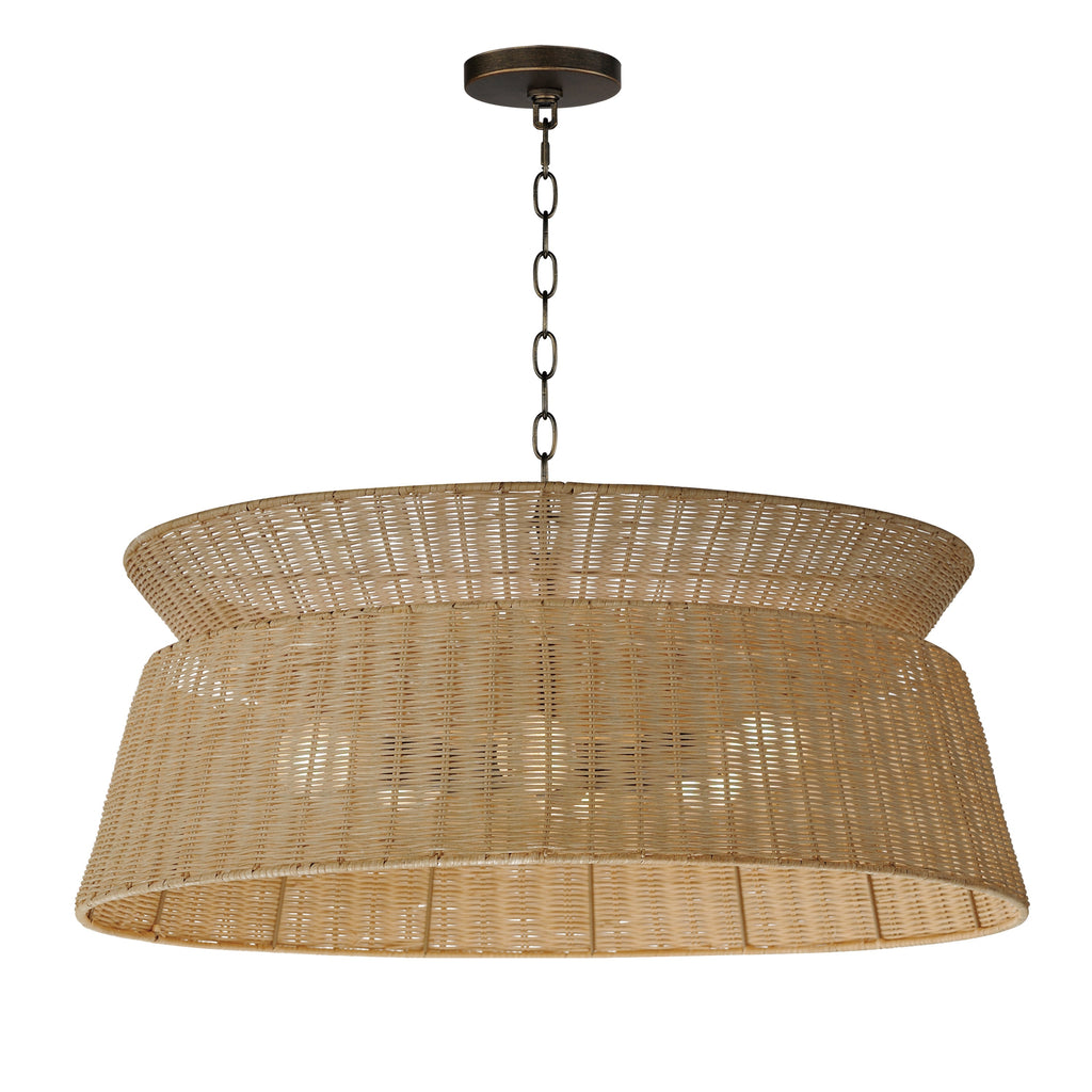 Tulum 6-Light Linear Chandelier - Light House Co.