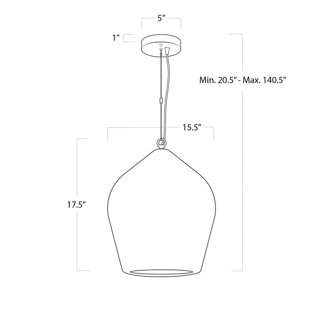 Georgian Pendant - Light House Co.