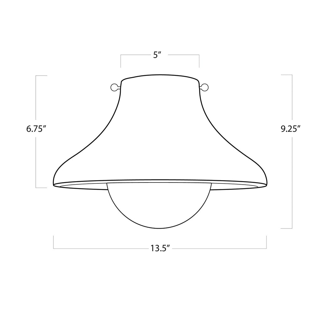 Surfside Wood Flush Mount - Light House Co.