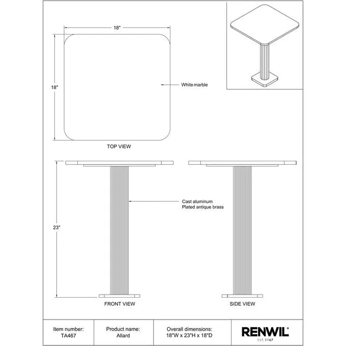 Allard Side Table - Light House Co.