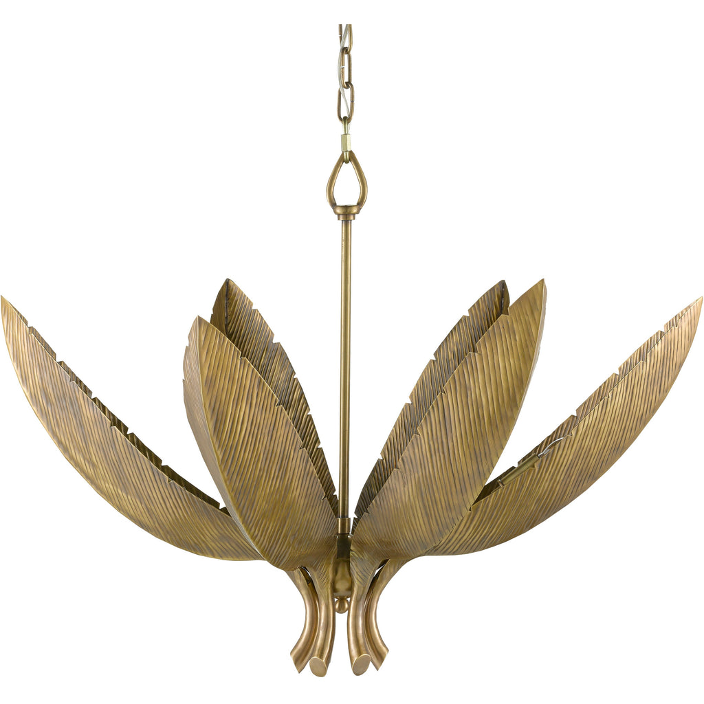 Bird of Paradise Brass Chandelier - Light House Co.