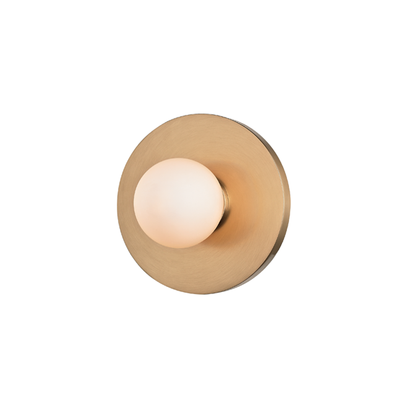 Replacement Glass for Taft Wall Sconce (Aged Brass) - Light House Co.