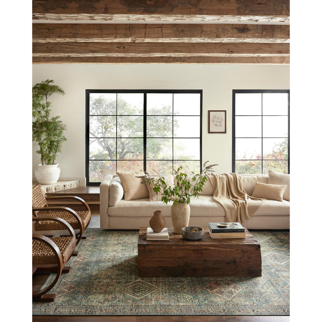 Sinclair Turquoise / Multi  Rug | Magnolia Home by Joanna Gaines x Loloi - Light House Co.