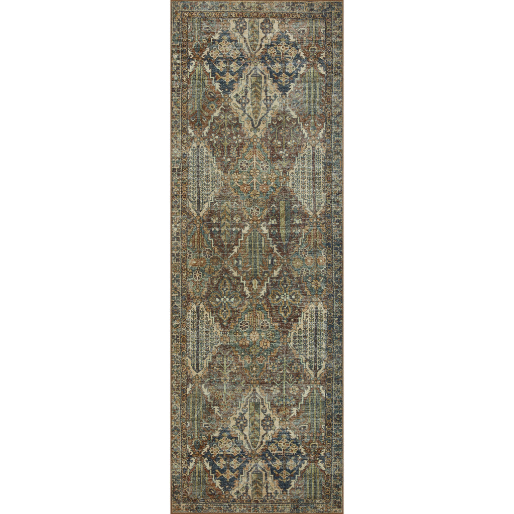 Banks Spice / Blue  Rug | Magnolia Home by Joanna Gaines x Loloi - Light House Co.